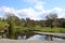 River Kent in Levens Hall Deer Park, Cumbria