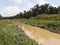 A river in kluang, johor, malaysia