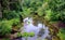 The river Krasnaya in Romintcka forest, Kalinigrad region, Russia