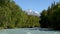 The river Kucherla fgreen, summer, sky, lake, tree, russia, tourism, snow, panoramic, beautiful, nature, blue, backgro