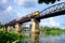 River Kwai Bridge, History line railway world war 2 of Kanchanaburi, Thailand