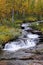 River landscape in autumn, flatruet, sweden