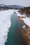 River Lebed\\\' near Altai village Ust\\\'-Lebed\\\' in winter season