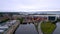 River Leith in the city of Edinburgh from above - aerial view - EDINBURGH. SCOTLAND - OCTOBER 04, 2022