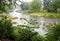 River Lielupe and beautiful trees, Latvia