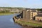 River Lune and St Georges Quay Lancaster England