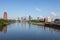 River Main and skyline of Frankfurt