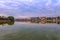 river of Mandalay cityscape in Kyaing tong at Myanmar (Burma)