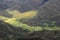 River meandering in Huaylla Belen Valley, northern Peru