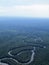 A river meanders in the Congo jungle, KasaÃ¯