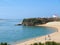 River Mira with beach in Vila Nova de Milfontes in Portugal at river Mira