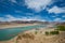 River and mountain landscape of Tibet