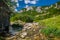 River in the mountains of Montenegro