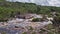 The river Mucugezinho in Chapada Diamantina, Bahia, Brazil with running water, forming a waterfall and Poco do Pato