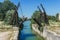 A river near Arles, the painting place for Van Gogh`s famous work `The Langlois Bridge at Arlesâ€œ