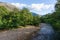 The river Nevis in Glen Nevis in the Scottish highlands