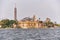 River Nile and Cairo skyline dominated by Cairo Tower on Gezira Island