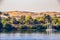 River nile, Egypt, Aswan, river bank, water, green, trees, palm trees, lack house, boats, beauty, landscape, beautiful, nature