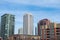 River North Chicago Skyline with Residential Skyscrapers