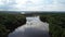 A river Passing Through Tropical Forest