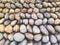 River pebbles, design element.