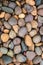 River pebbles stone texture and background