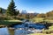 River with Pic du Midi de Bigorre in the french Pyrenees