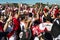 River Plate supporters in Buenos Aires, Argentina