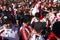 River Plate supporters wait to enter the Estadio Monumental Antonio Vespucio Liberti for a soccer game in the city of Buenos Aires