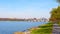 River Potomac, Rosslyn and the Key Bridge in Washington DC.