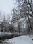 The river Prien in the winter