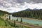 River, railway, mountains - Banff National Park