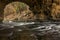 River Rak flowing through rock in Rakov Å kocjan park