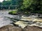 River rapids at Dells of Eau Claire County Park in Wisconsin