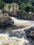 River rapids at Dells of Eau Claire County Park in Wisconsin