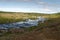 River with rapids in Iceland