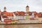 river Regnitz in Bamberg Germany