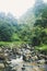 A River rock at  Madakaripura Waterfall