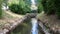 River of the Santa Cruz beach in Santa Cruz Galicia, Spain