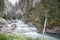 The river section of Johnston Canyon.   Banff National Park, Alberta, Canada
