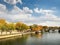 The river Seine in autumn, Paris