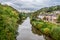 The river Severn at Ironbridge, Shropshire