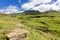 River snaking down the valley