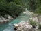 River Soca in Julian Alps