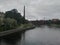 River stream \'Tammerkoski\' with old factory & other buildings