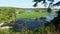 River with swamp in Cachamay national parks in south america