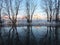 River Sysa in winter, Lithuania