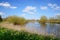 The River Tame at the National Memorial Arboretum, Alrewas.