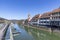 River Tauber at the scenic medieval village of Wertheim in Bavaria