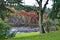 River Tay running past the Dunkeld Cathedral